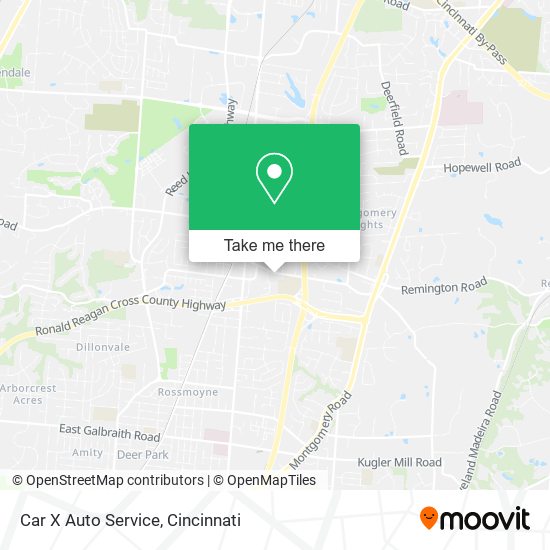 Mapa de Car X Auto Service