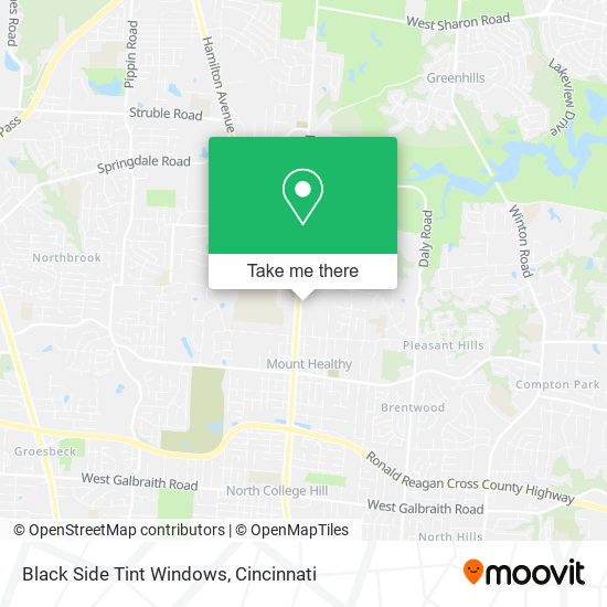 Black Side Tint Windows map