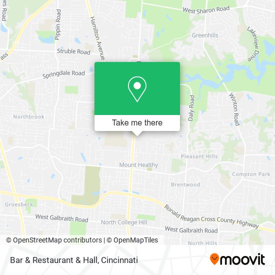 Bar & Restaurant & Hall map