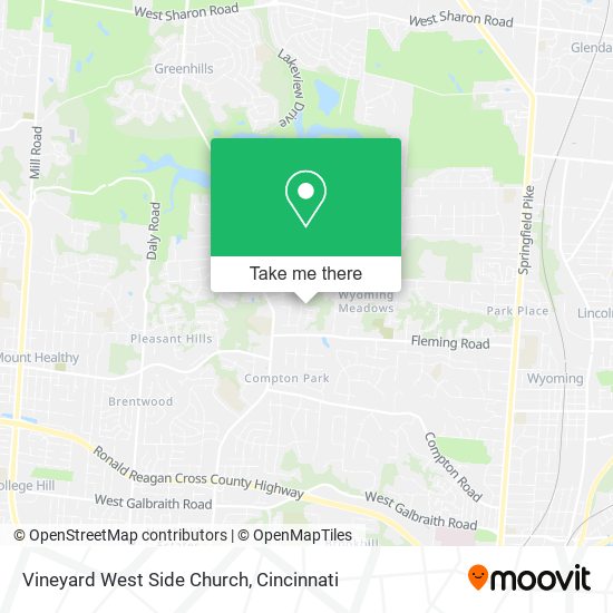 Mapa de Vineyard West Side Church