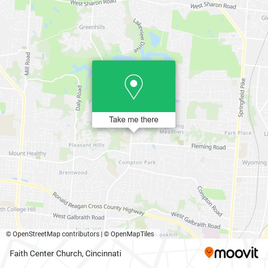 Mapa de Faith Center Church