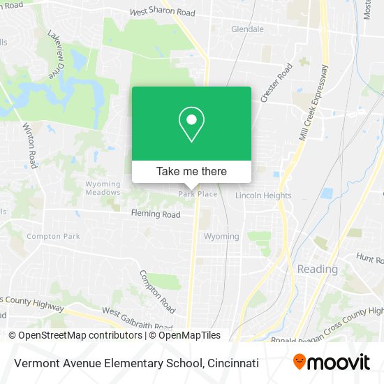 Vermont Avenue Elementary School map