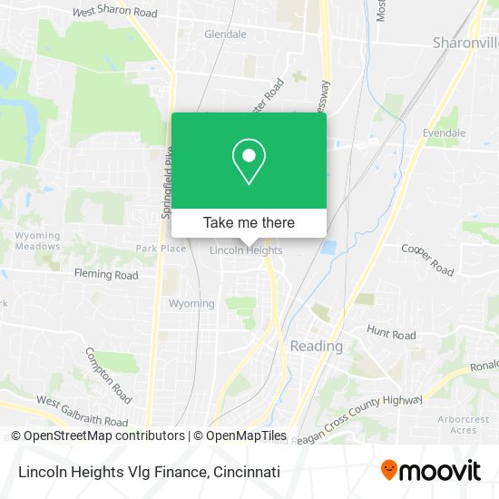 Lincoln Heights Vlg Finance map