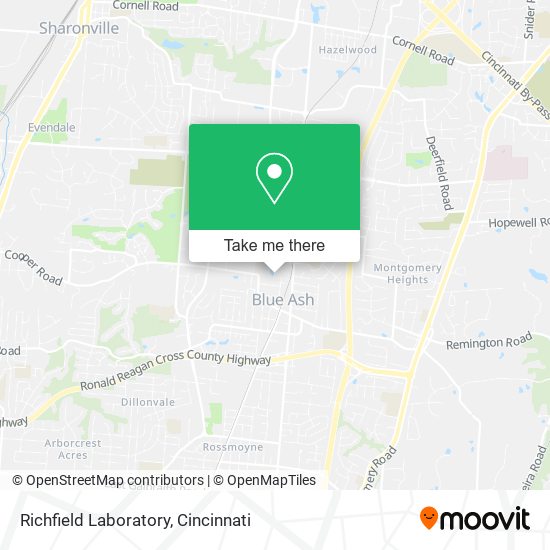 Richfield Laboratory map