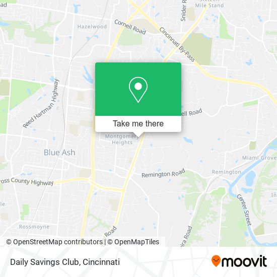 Mapa de Daily Savings Club