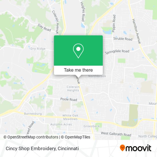 Cincy Shop Embroidery map