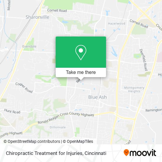 Mapa de Chiropractic Treatment for Injuries