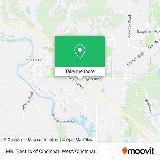 MR. Electric of Cincinnati West map
