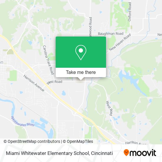 Mapa de Miami Whitewater Elementary School