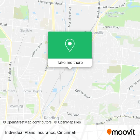 Individual Plans Insurance map
