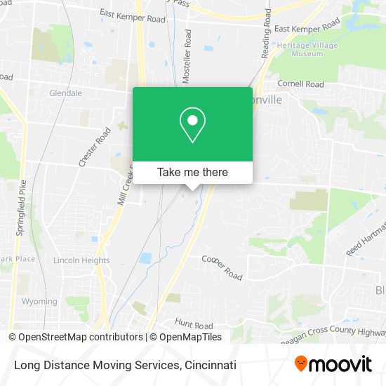 Mapa de Long Distance Moving Services