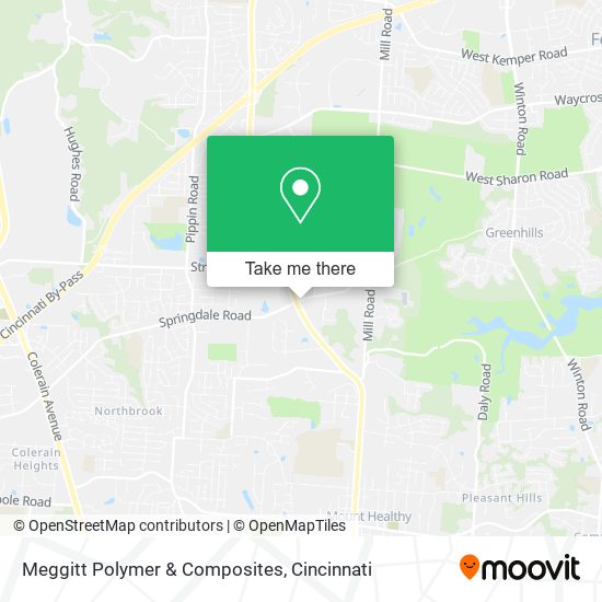 Meggitt Polymer & Composites map