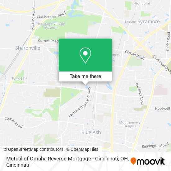 Mutual of Omaha Reverse Mortgage - Cincinnati, OH map