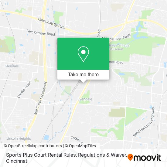 Sports Plus Court Rental Rules, Regulations & Waiver map