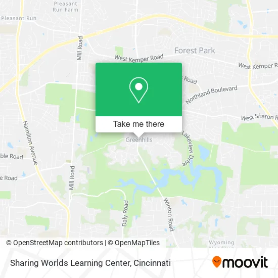 Sharing Worlds Learning Center map