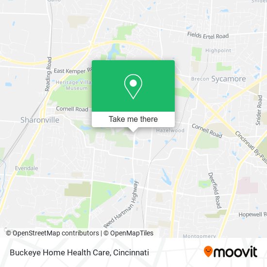 Buckeye Home Health Care map