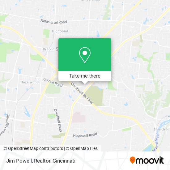 Mapa de Jim Powell, Realtor