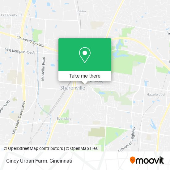 Cincy Urban Farm map