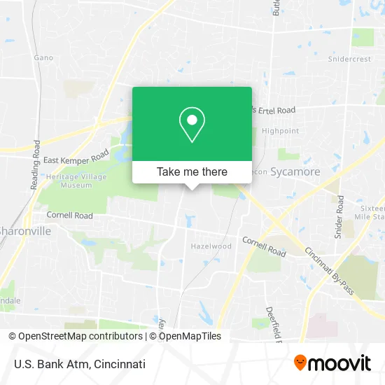 Mapa de U.S. Bank Atm