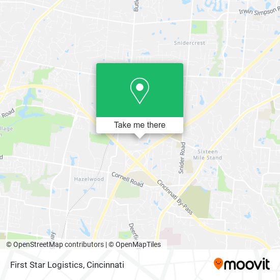 First Star Logistics map