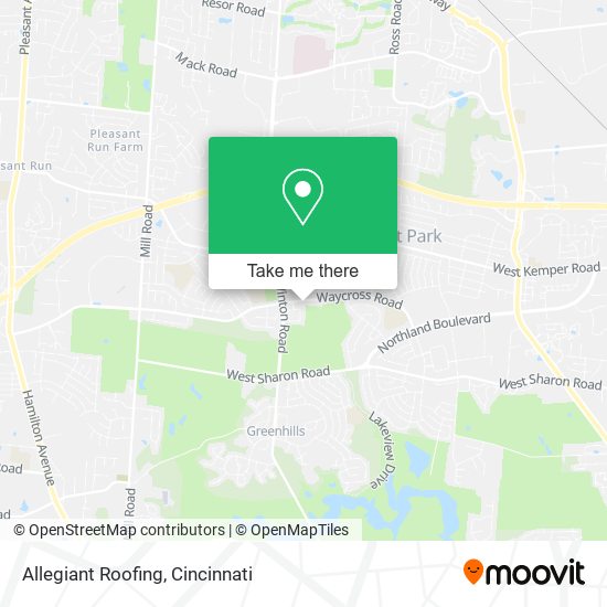 Mapa de Allegiant Roofing