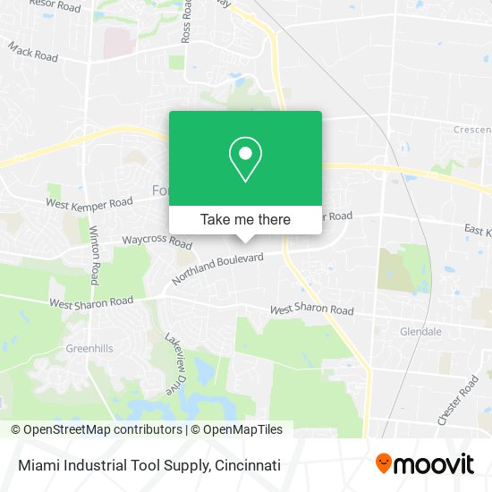 Miami Industrial Tool Supply map