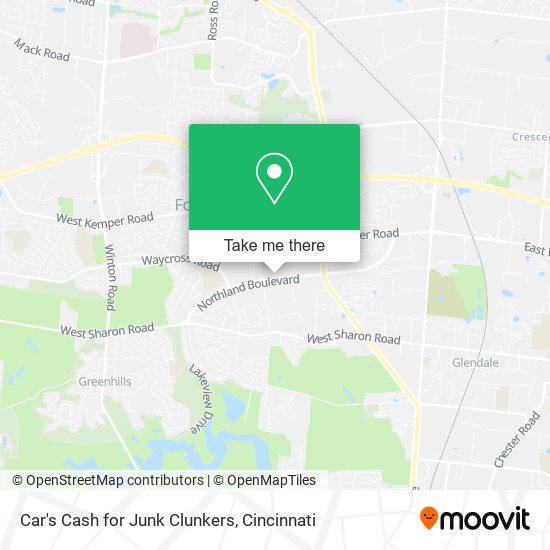 Car's Cash for Junk Clunkers map