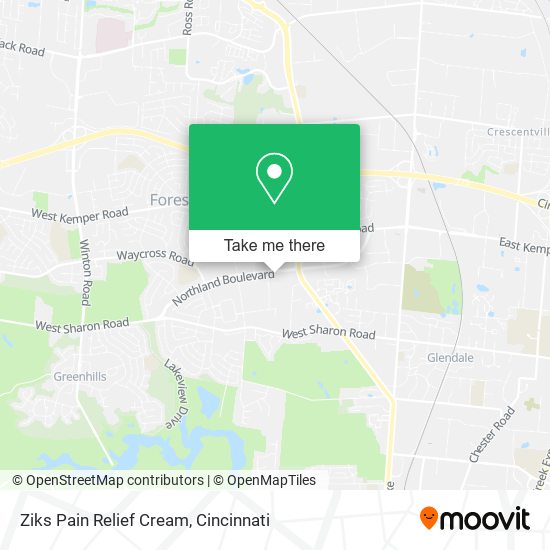 Ziks Pain Relief Cream map