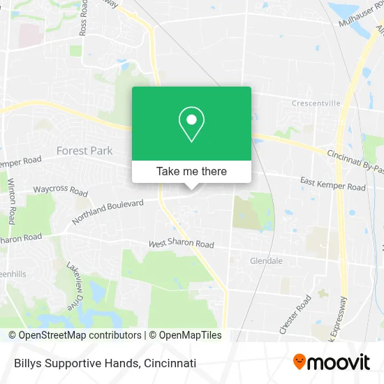 Billys Supportive Hands map