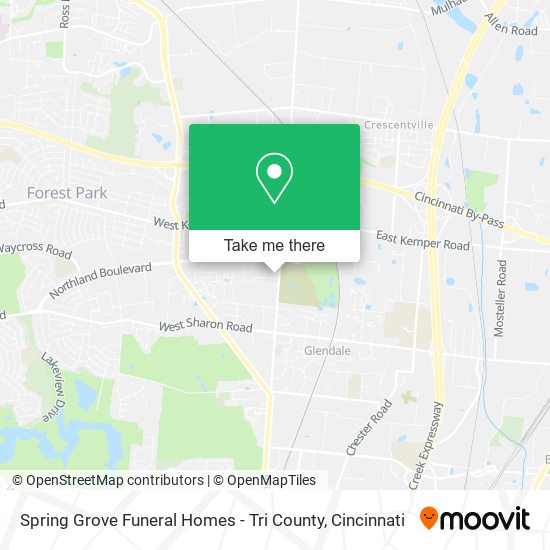 Mapa de Spring Grove Funeral Homes - Tri County