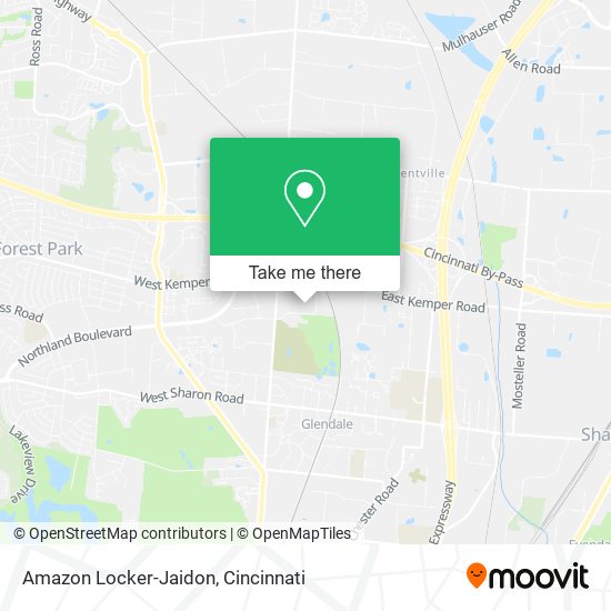 Amazon Locker-Jaidon map