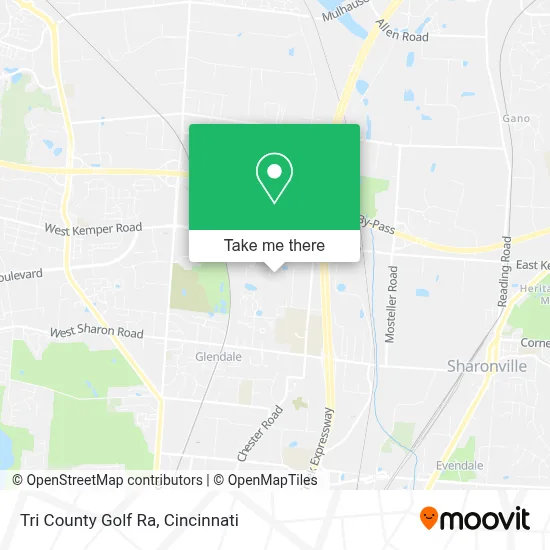 Tri County Golf Ra map