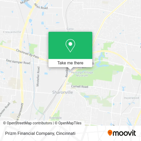 Prizm Financial Company map