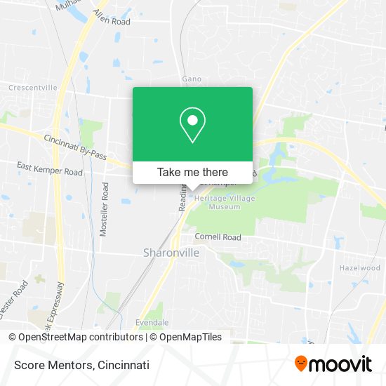 Score Mentors map