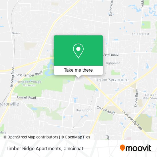 Timber Ridge Apartments map