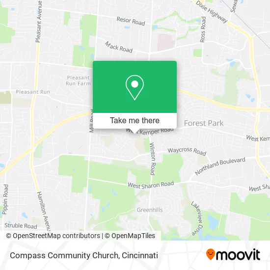 Compass Community Church map