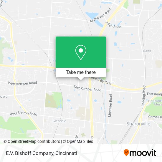 E.V. Bishoff Company map