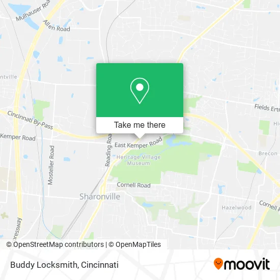 Buddy Locksmith map
