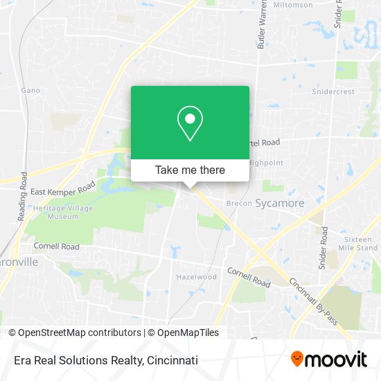 Mapa de Era Real Solutions Realty