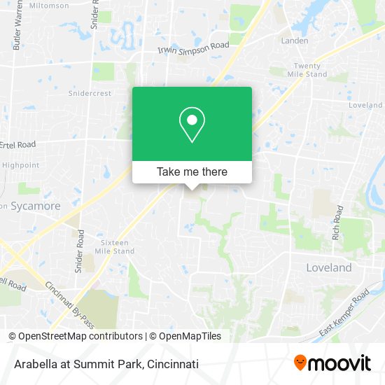 Arabella at Summit Park map