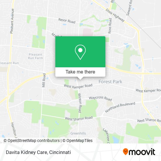 Davita Kidney Care map