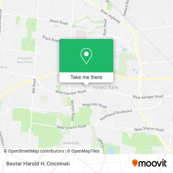 Bester Harold H map