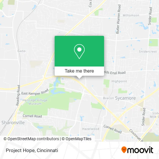 Project Hope map