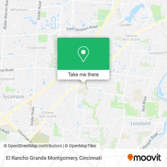 Mapa de El Rancho Grande Montgomery