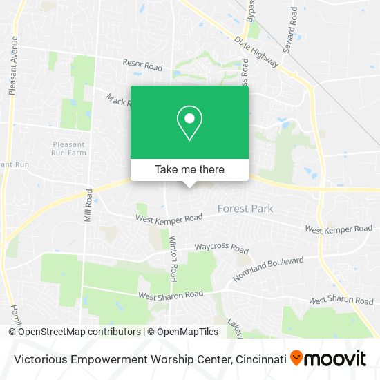 Mapa de Victorious Empowerment Worship Center