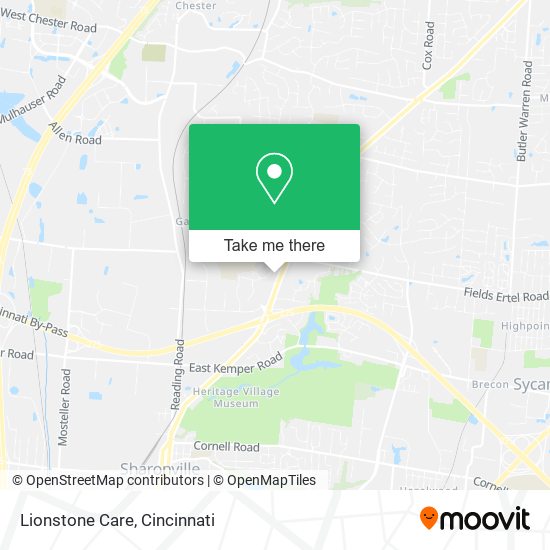 Lionstone Care map