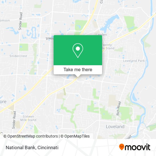 Mapa de National Bank