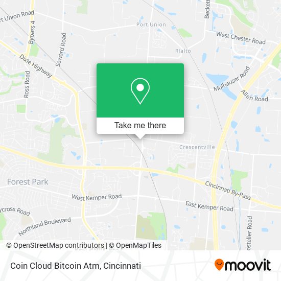 Coin Cloud Bitcoin Atm map