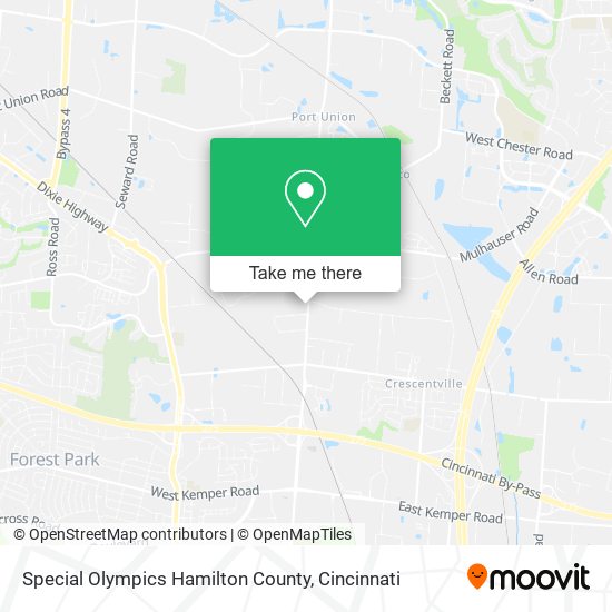 Mapa de Special Olympics Hamilton County