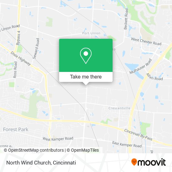 North Wind Church map
